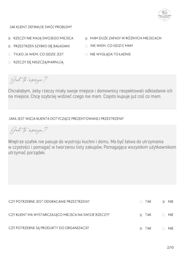 Galeria zdjęć kart z listą wyposażenia i kosztami organizacji, zdjęcie 2