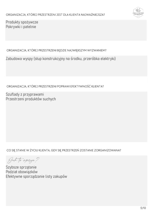 Galeria zdjęć kart z listą wyposażenia i kosztami organizacji, zdjęcie 5