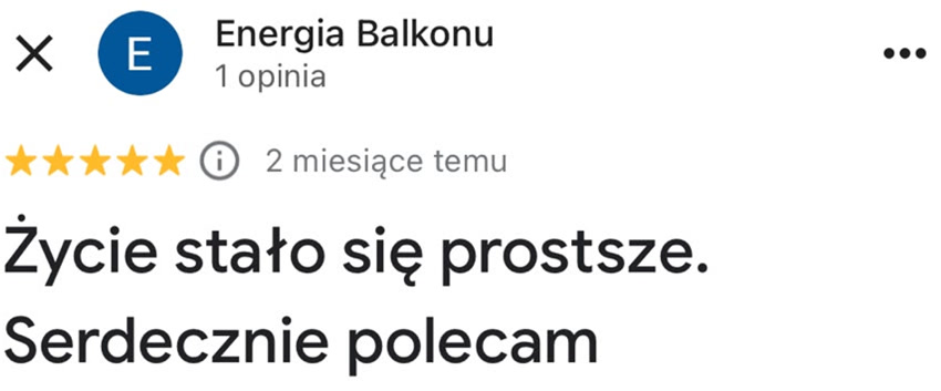 Życie stało się prostsze. Serdecznie polecam
